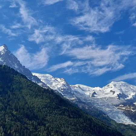 Ferienwohnung Le Petit Balcon Avec Vue Sur Le Mont-Blanc 2 Etoiles Chamonix Exterior foto