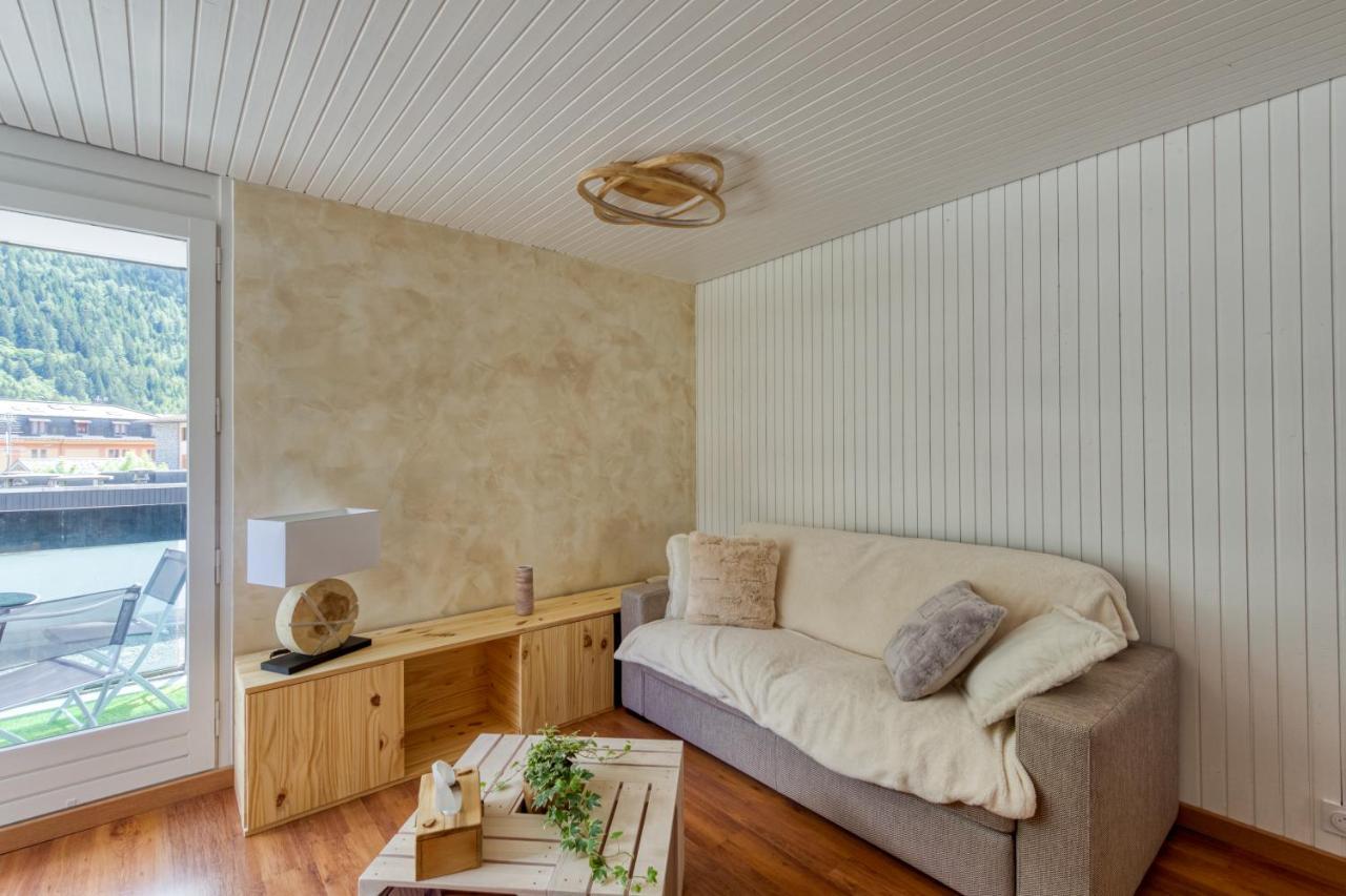 Ferienwohnung Le Petit Balcon Avec Vue Sur Le Mont-Blanc 2 Etoiles Chamonix Exterior foto